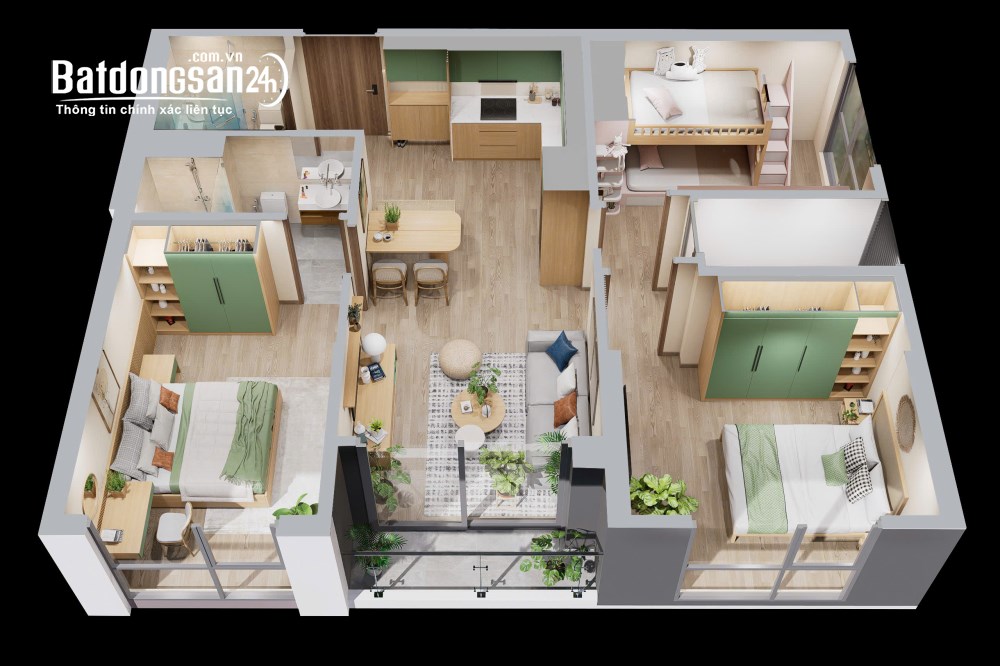 Bán căn hộ tại Vinhomes Star City Thanh Hóa – Căn góc 3 phòng ngủ 77,6m², giá 3,394 tỷ.