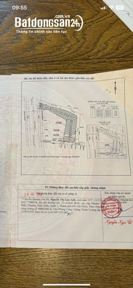Bán đất 80m2, giá 9.5 tỷ, hẻm xe tải 1365 Huỳnh Tấn Phát, phường Phú Thuận, Quận 7.