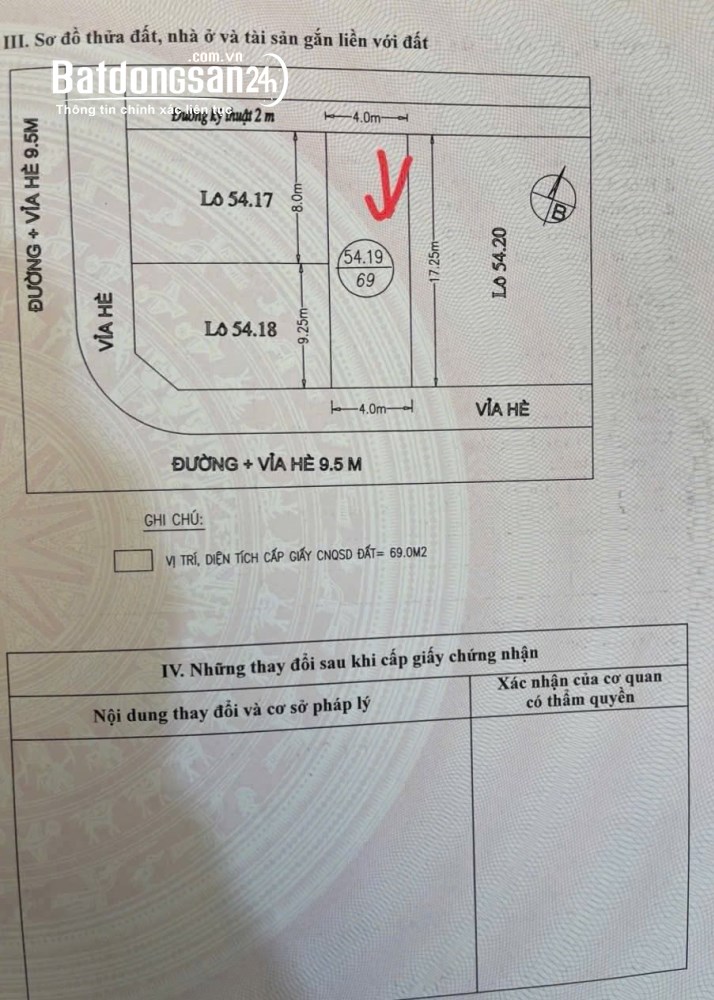 Đất KĐT Vạn Phúc, TP. Hải Dương - 69m² - Hướng Nam - Đường 9,5m - Giá chỉ 2,8x tỷ.