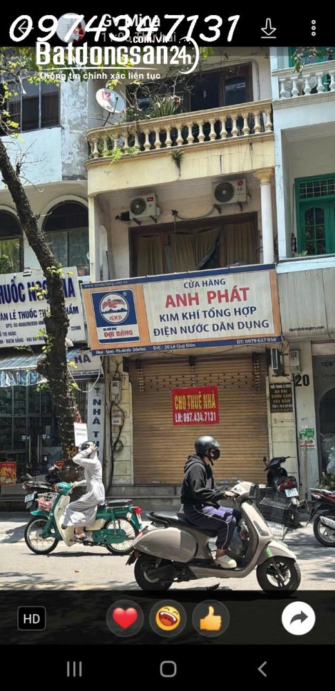 Cho thuê nhà tầng 1 mặt phố Lê Quý Đôn - Hai Bà Trưng - kinh doanh sầm uất.