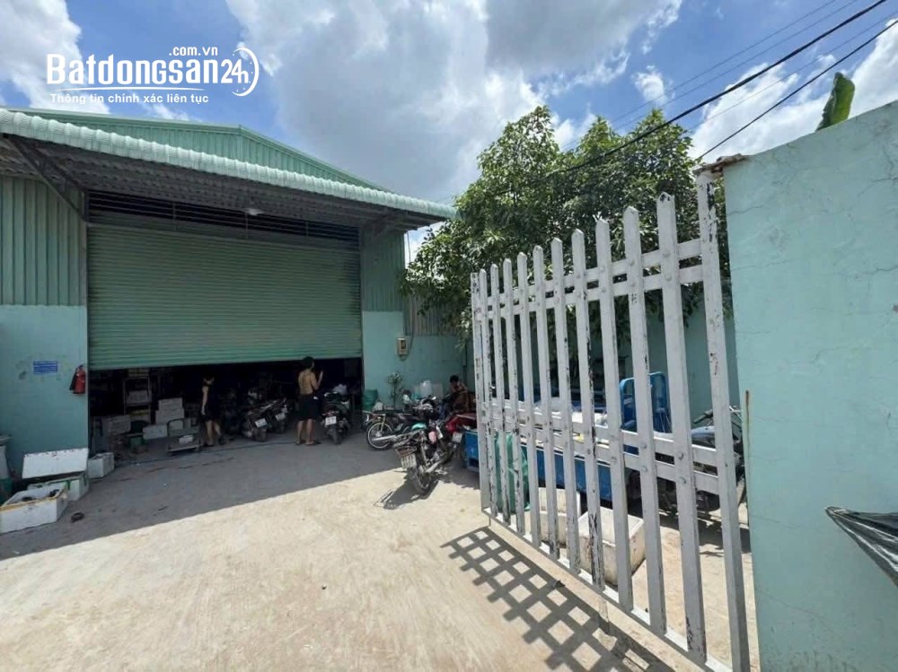 Cho thuê kho xưởng đường ven sông trục Vườn Lài, An Phú Đông, Quận 12.