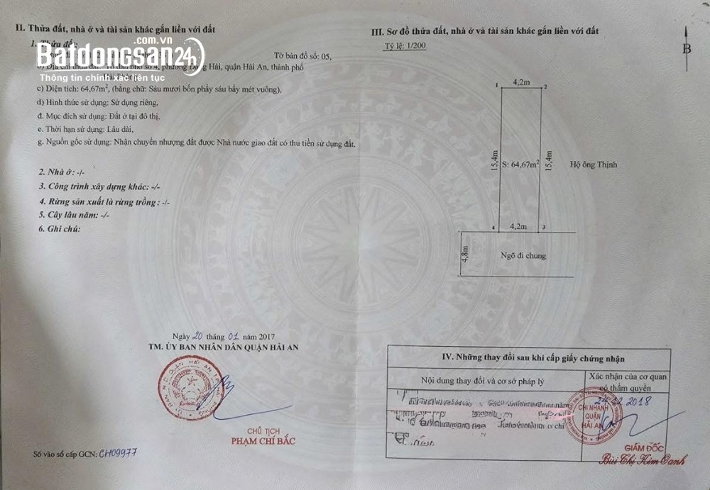 Bán đất khu phân lô 273 Đằng Hải, Hải An, Hải Phòng: Diện tích 64,67m2, giá ưu đãi.