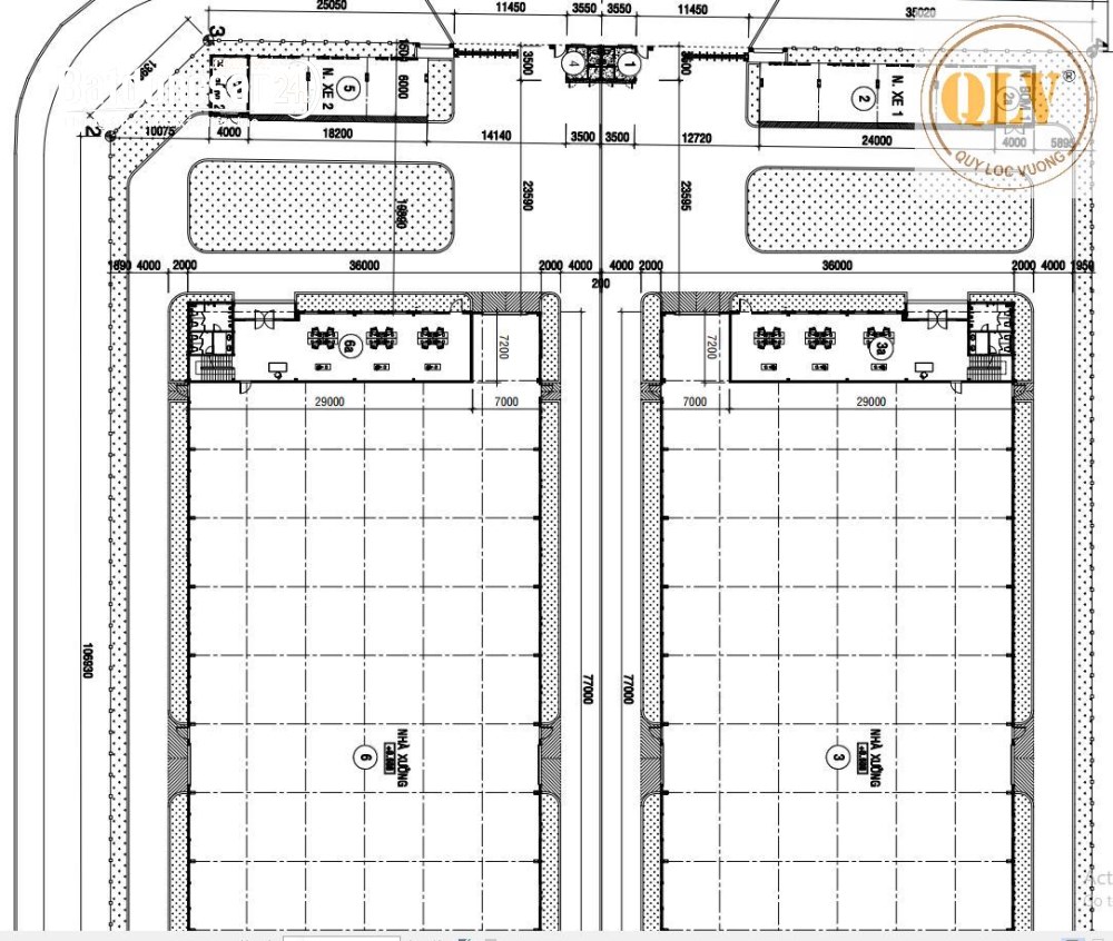 Cho thuê nhà xưởng tiêu chuẩn tại KCN Xuân Lộc, Đồng Nai – 5.126m² (2 khu độc lập).