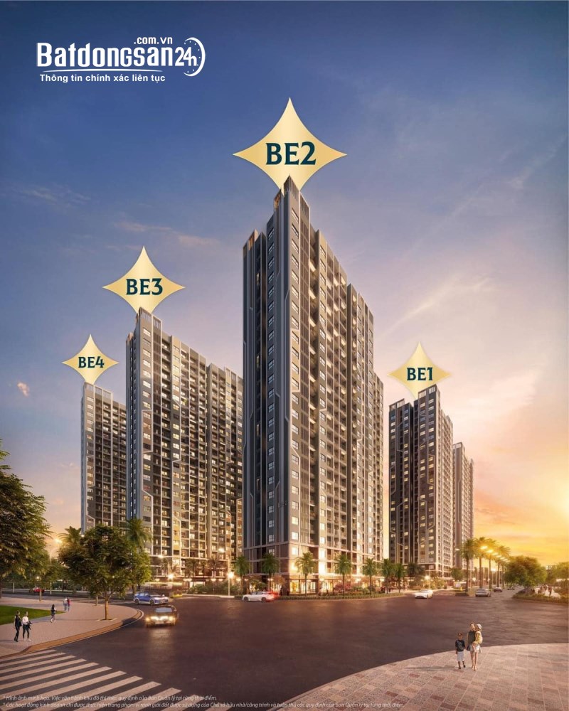 Căn 2 phòng ngủ tại The Beverly – Tòa BE4 – Vinhomes Ocean Park, giá 4.65 tỷ.