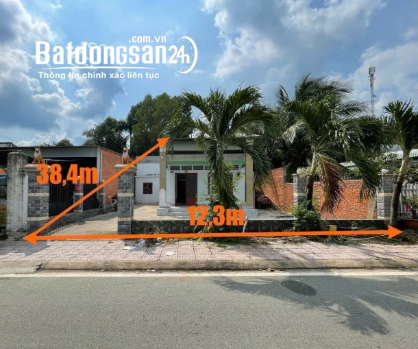 Bán nhà MT đường Phan Bội Châu, Phước Vĩnh, Phú Giáo, Bình Dương, 387m2, giá 1.68 tỷ