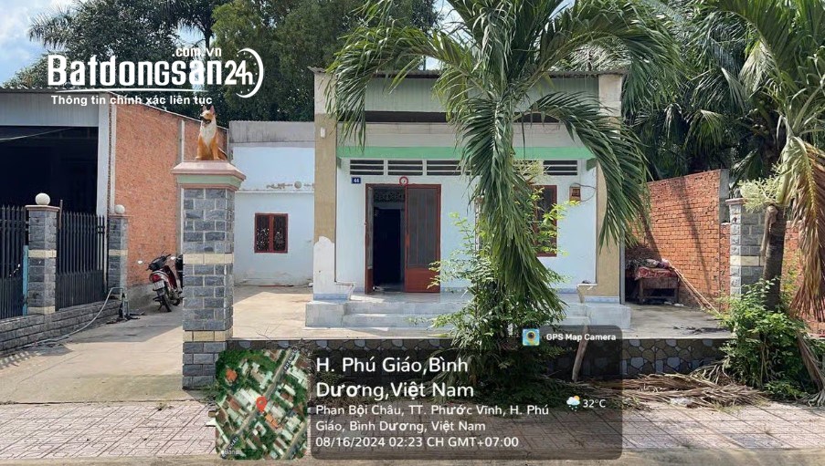 Bán nhà MT đường Phan Bội Châu, Phước Vĩnh, Phú Giáo, Bình Dương, 387m2, giá 1.68 tỷ