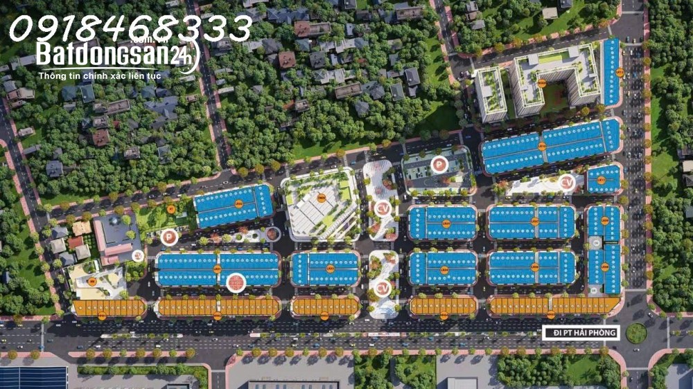 Bán Liền kề 75m2, Phường An Phong (Huyện An Dương cũ), TP Hải Phòng.