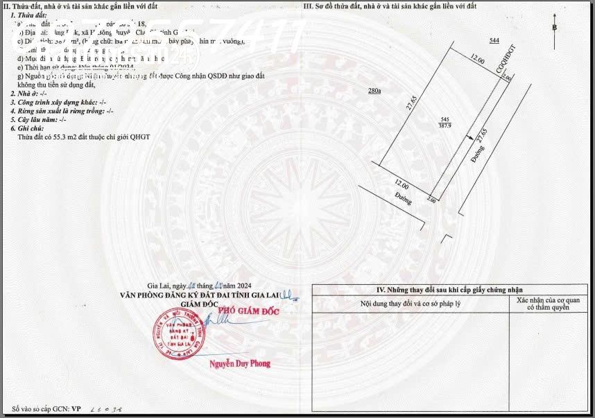 Bán đất nền diện tích 495m² tại Làng Dek, xã Ia Hrú, Chư Sê, Gia Lai – giá chỉ 400 triệu.