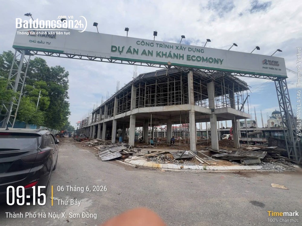 Bán nhà phố An Khánh, Hoài Đức – 3 tầng – lô góc, nở hậu, view biệt thự – giá 22,x tỷ.