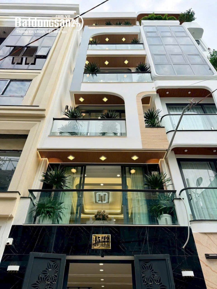 60M2, 6 TẦNG THANG MÁY, ĐƯỜNG 6M OTO NGỦ NHÀ, GẦN CHỢ THẠCH ĐÀ, EMART PHAN HUY ÍCH, N
