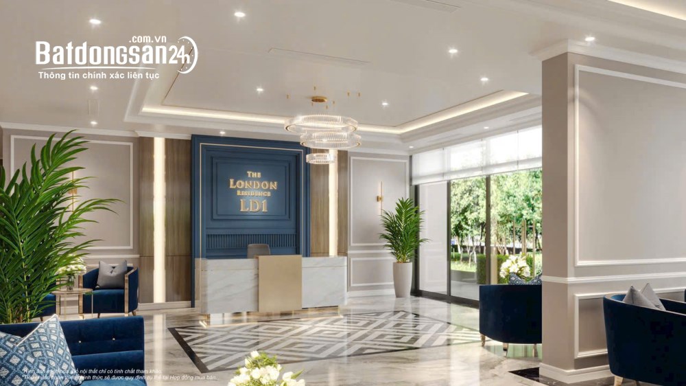 Bán căn góc 63,7m² tòa LD1 The London, Gia Lâm, Hà Nội - Giá 4 tỷ - View vĩnh viễn, 2 mặt thoáng.