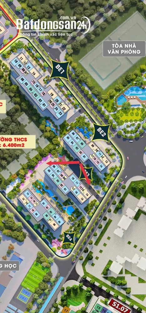 Bán căn góc 2PN 63,1m² tòa BE2 The Beverly - Giá 4,2 tỷ - Hướng mát, tiện ích đẳng cấp.