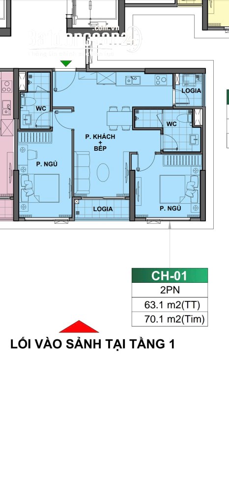 Bán căn góc 2PN 63,1m² tòa BE2 The Beverly - Giá 4,2 tỷ - Hướng mát, tiện ích đẳng cấp.