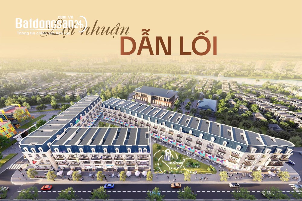 Bán nhà phố 2 mặt tiền KĐT Phú Xuân City -132-264m² - Giá từ 1,6 tỷ/20% - thang máy hiện đại.