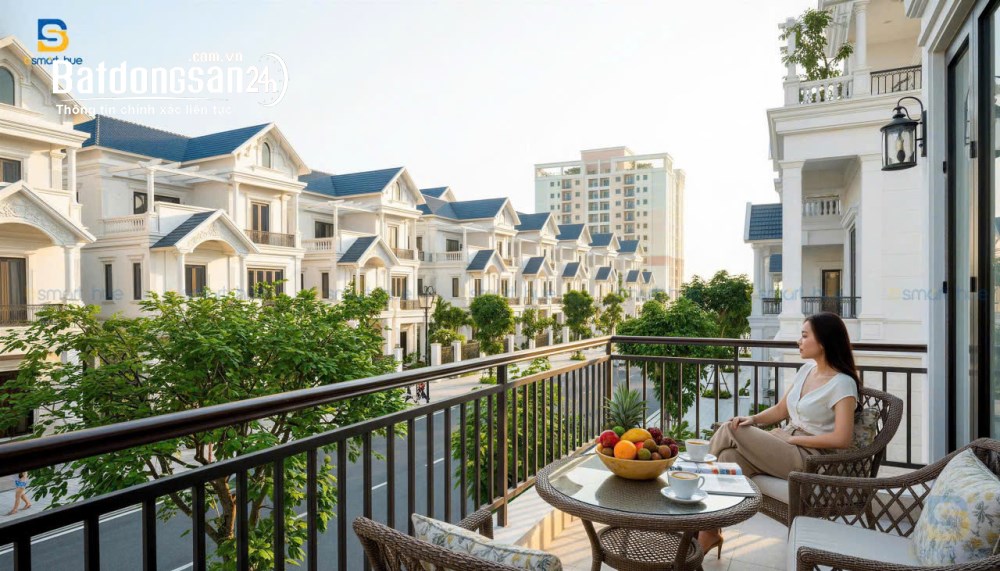 Bán biệt thự Phú Xuân City - 242m² - Giá từ 4,5 tỷ/30% - Vị trí đắc địa, thiết kế thang máy.