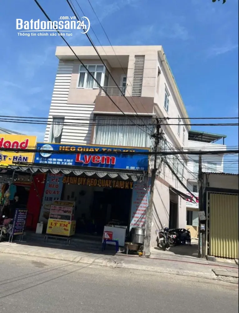 Bán nhà mặt tiền lô góc Trần Cao Vân, Thanh Khê, Đà Nẵng - Diện tích 102m2 - Giá 15 tỷ.