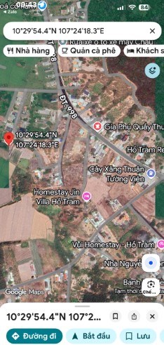 Bán đất vườn có thổ cư Hồ Tràm – 2.540m2 – View nghỉ dưỡng đẳng cấp – 9,8 tỷ.