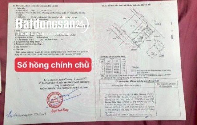 Bán nhà 44,4m2, An Phú Đông, quận 12, giá 2,95 tỷ - Khu dân trí cao, an ninh..