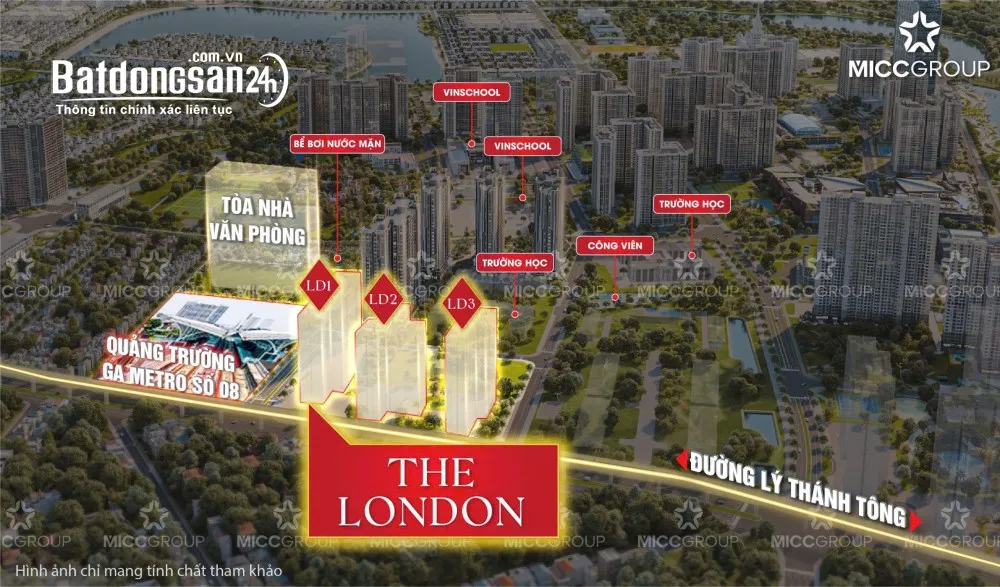 Bán căn hộ 3 phòng ngủ tòa London, Vinhomes Ocean Park, Gia Lâm, diện tích 88m2, giá 5,5x tỷ.