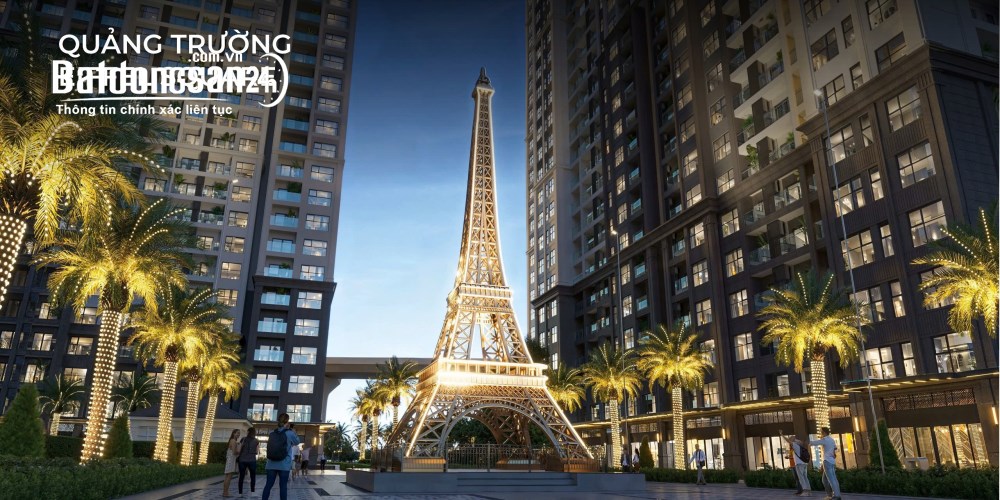 Bán căn hộ 2 phòng ngủ góc tại The Paris, Vinhomes Ocean Park 1, giá 4,45 tỷ.