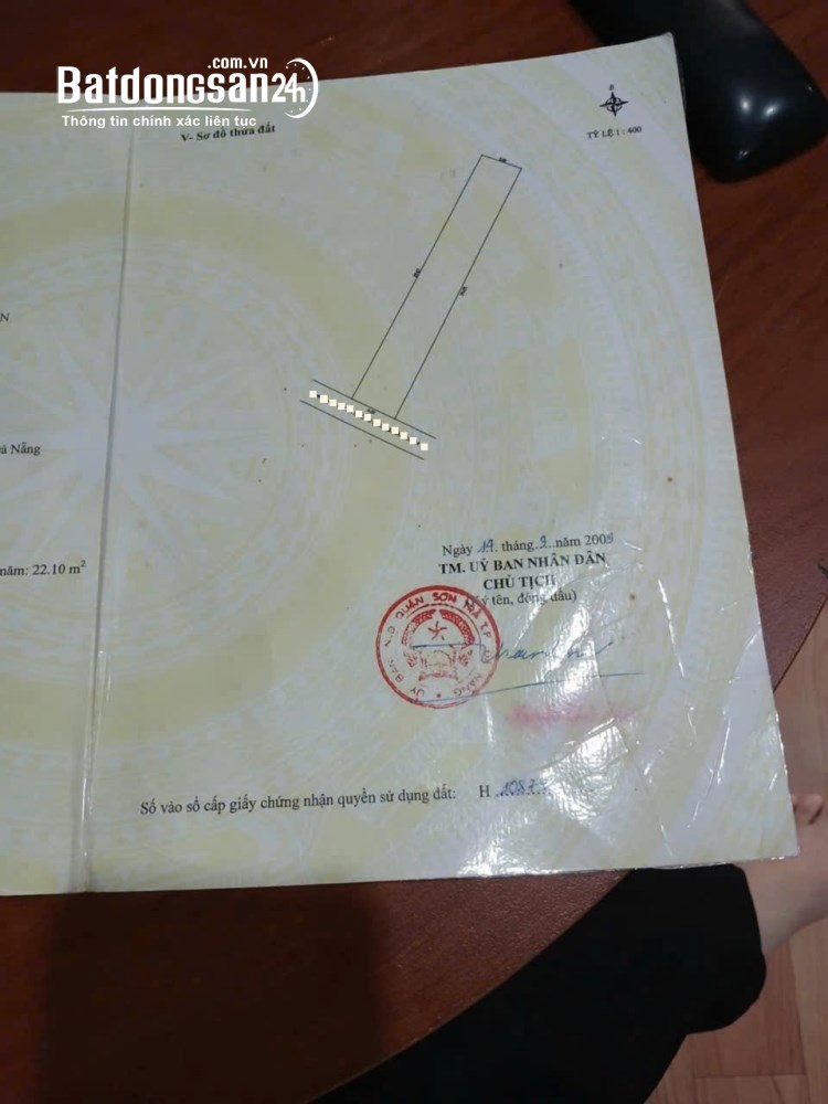 Siêu phẩm đất biển Sơn Trà - 235m2 - Ngang 6m - Giá chỉ nhỉnh 11 tỷ.