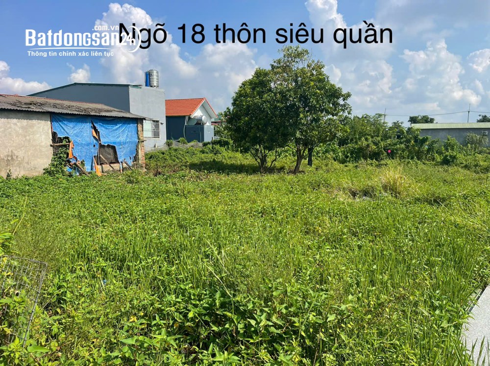 Bán đất nền diện tích 80m2, xã Đại Thanh, Hà Nội, giá 800 triệu.
