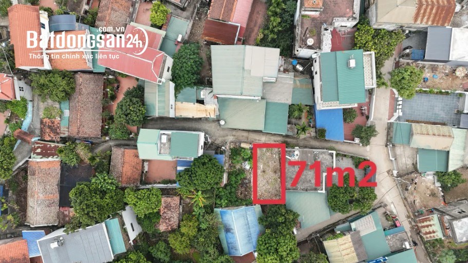 Lô đất 71m2 tại Phụng Châu, Chương Mỹ, gần các trường Đại học, giá 3.45 tỷ.