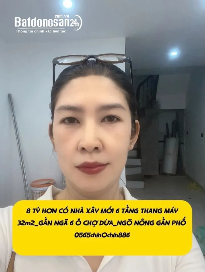 Bán nhà phố Khâm Thiên, Đống Đa – 33m2, 6 tầng thang máy, nhà xây mới.
