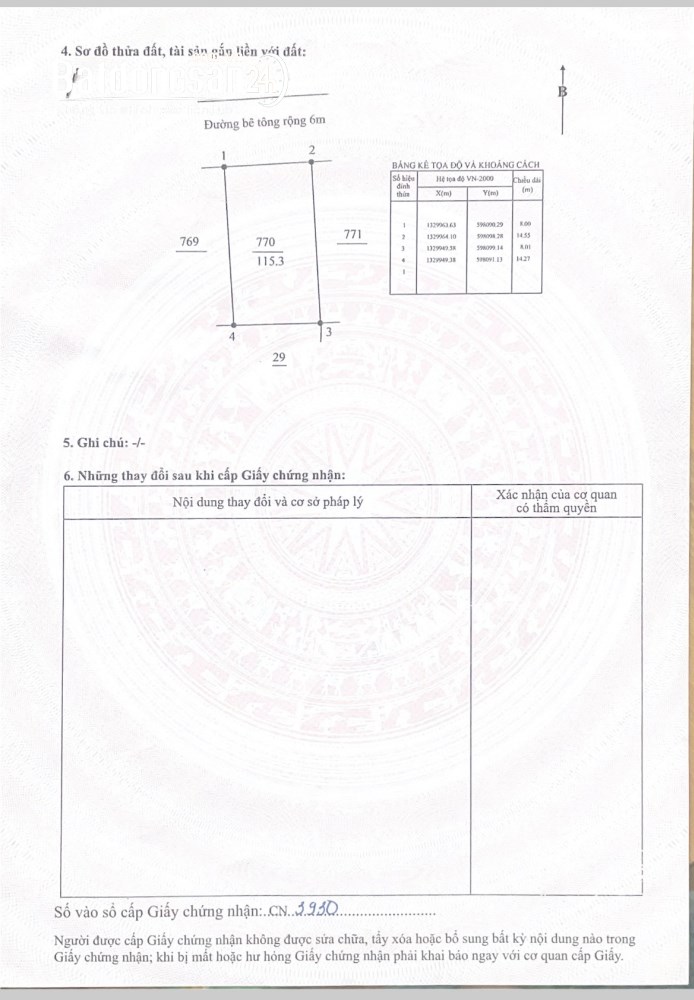 Bán nhanh lô đất 115m² gần Đảo nhân tạo Cam Lâm, Khánh Hòa - Giá chỉ 680 triệu.