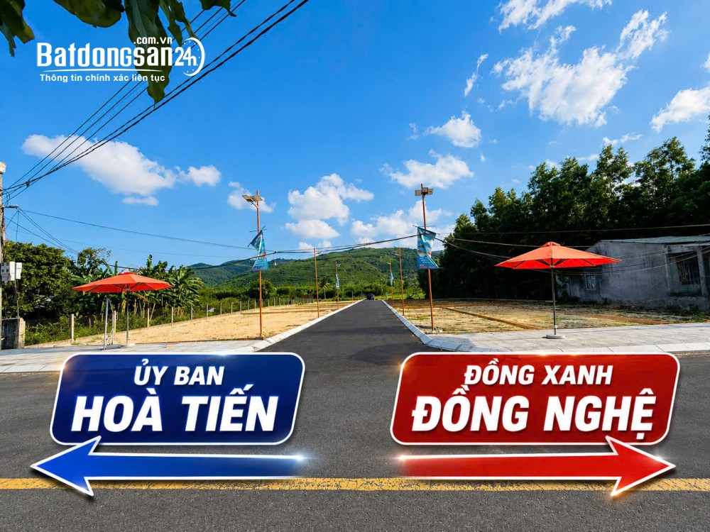 Bán đất đường ĐH8, xã Hòa Tiến, huyện Hòa Vang, Đà Nẵng - 120m², đường 5m5, giá từ 1,3 tỷ.