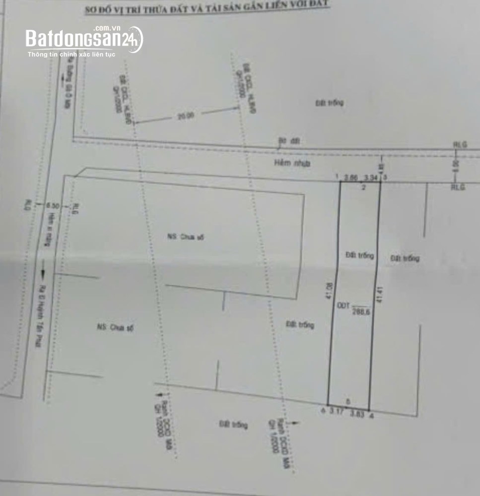 .Đất MT đường Cao Thị Chính nối dài, P. Phú Thuận, Q. 7, sát chợ Phú Thuận, chỉ 60tr/m2.