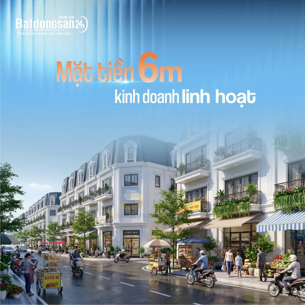 Shophouse Phú Xuân City Huế - mặt tiền Võ Nguyên Giáp, thiết kế cho nhu cầu ở và kinh doanh.