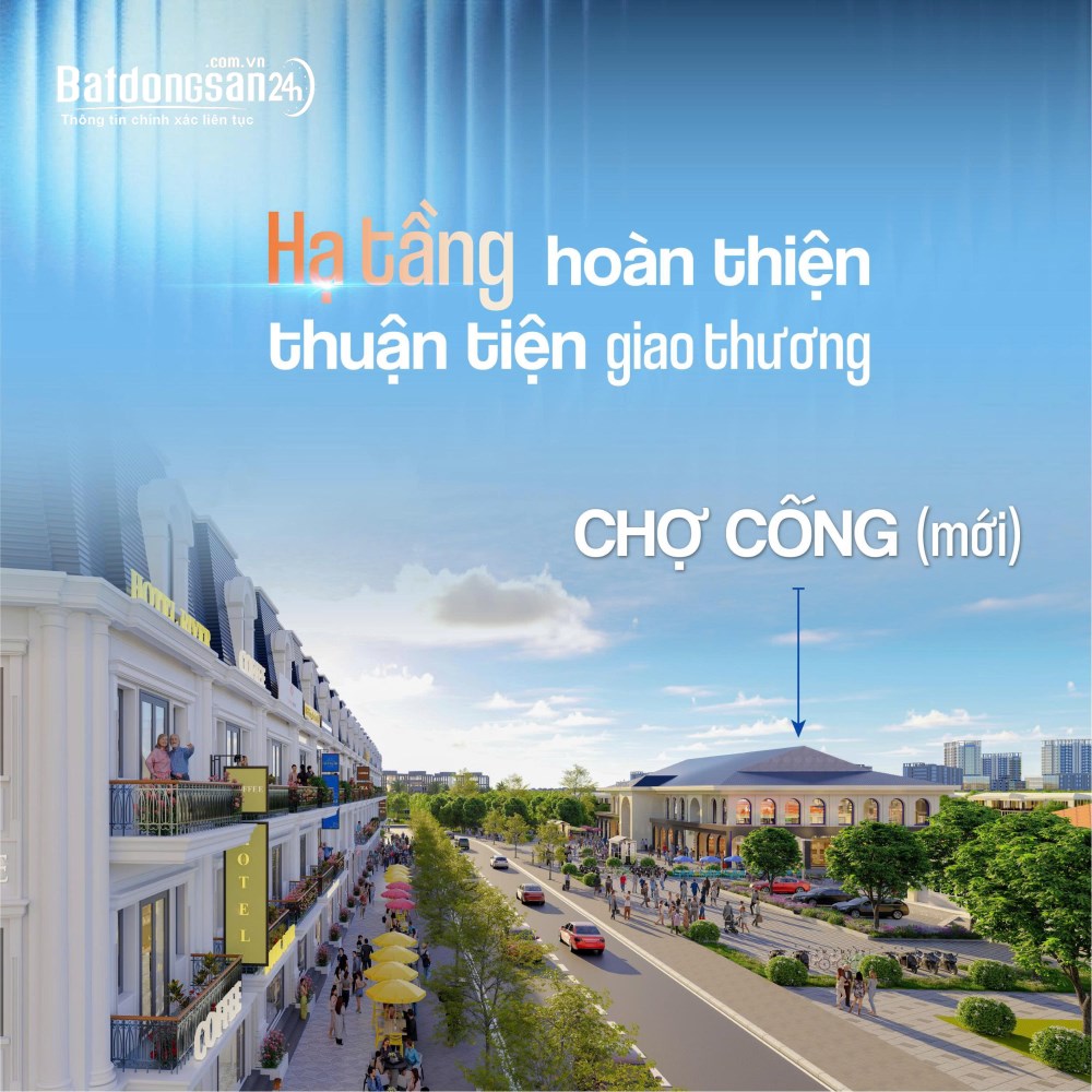 Shophouse Phú Xuân City Huế - mặt tiền Võ Nguyên Giáp, thiết kế cho nhu cầu ở và kinh doanh.