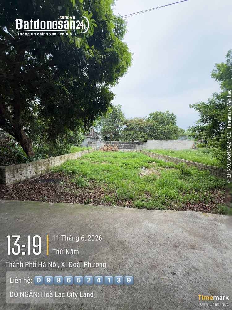 Bán đất nền 147m², mặt tiền 8m tại Cổ Đông, Sơn Tây - đường thông, giá đầu tư tốt nhất khu vực.