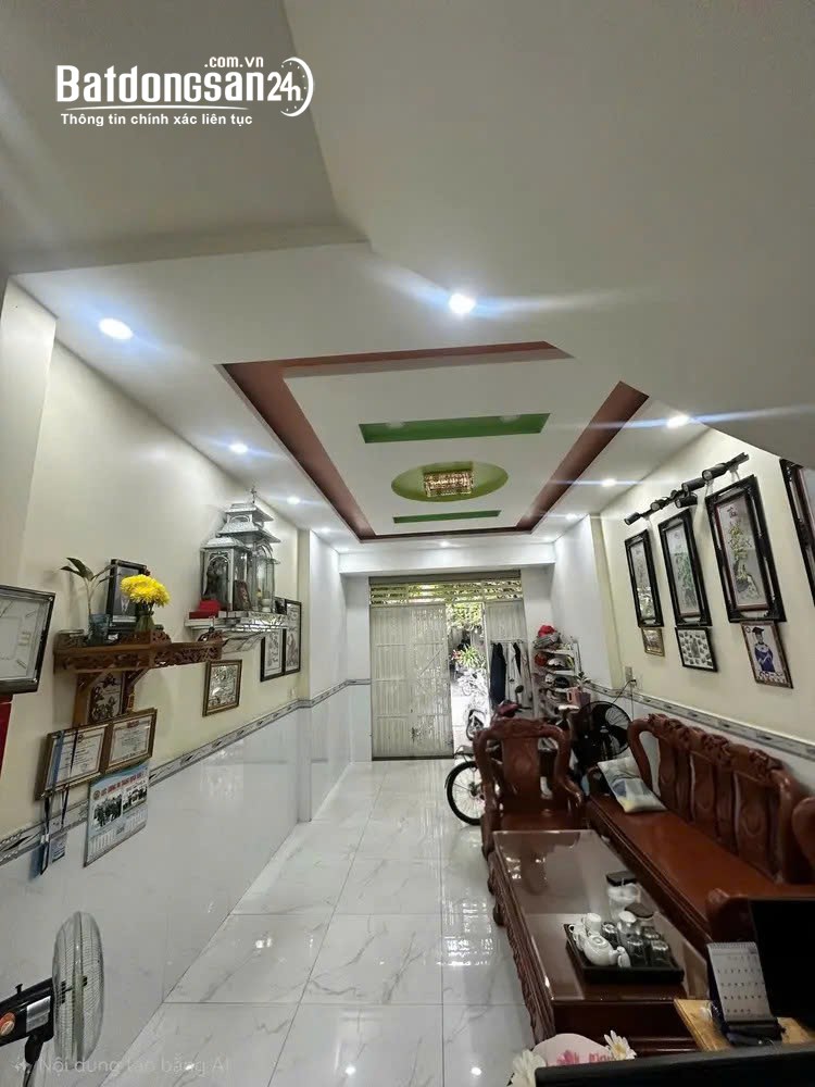 Nhà 4 tầng, 4 phòng ngủ tại phường Tây Thạnh, quận Tân Phú, diện tích 56m² (4x14m), giá tốt.