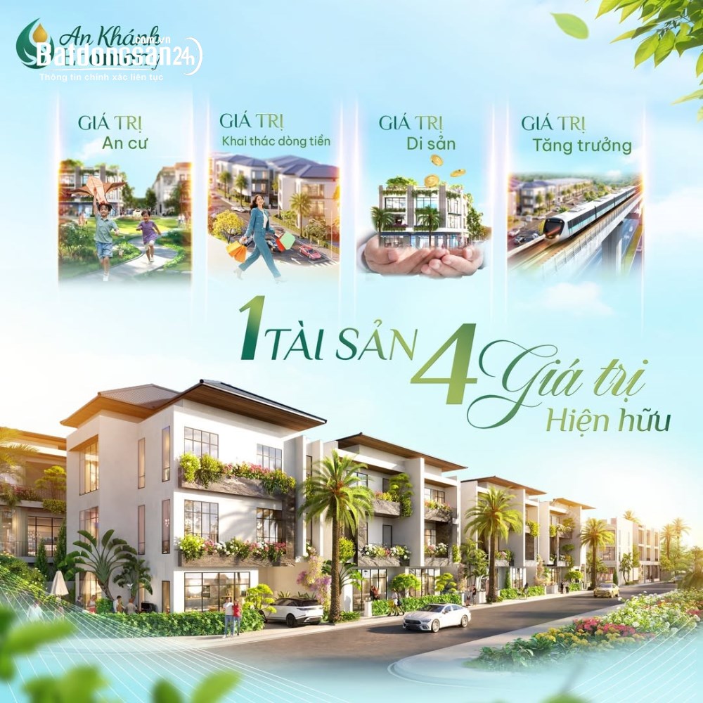 Bán liền kề, Shophouse đẳng cấp tại KĐT Bắc An Khánh – Vị trí vàng, tiềm năng kinh doanh vượt trội.