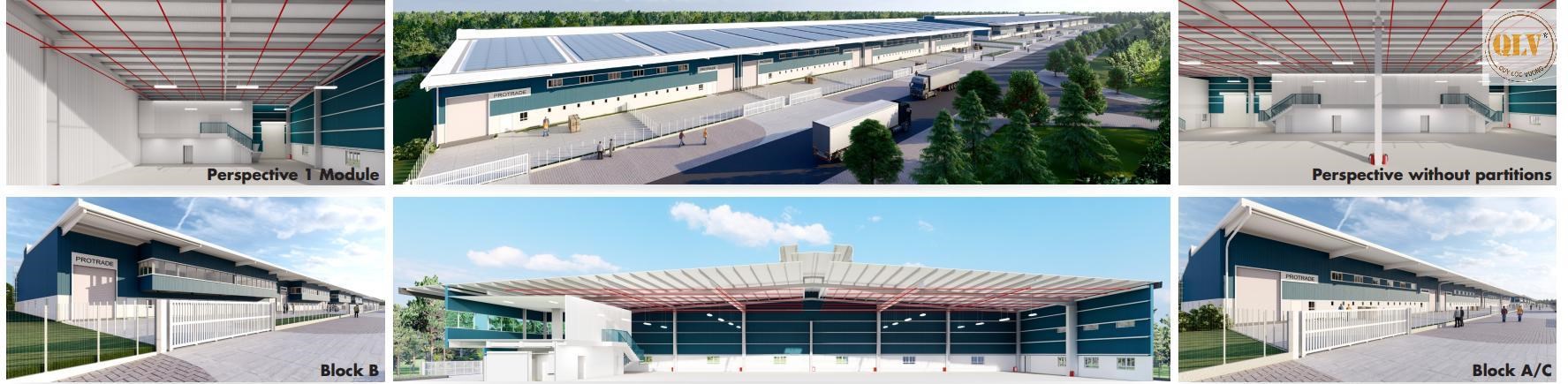 Cho thuê nhà xưởng KCN Quốc tế Protrade, Bến Cát, Bình Dương – Tổng diện tích 27.000m².