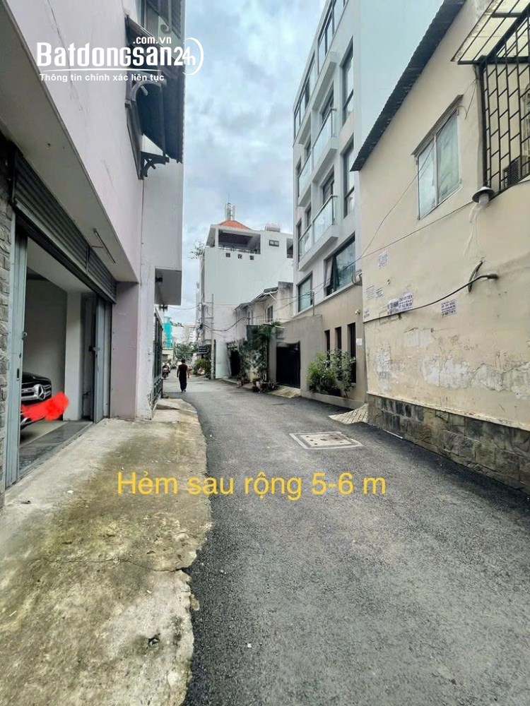 Cho thuê nhà HXH, Nguyễn Cửu Vân, Bình Thạnh – 1 trệt 3 lầu, 4PN, DT sàn 265m², 35 tr/th.