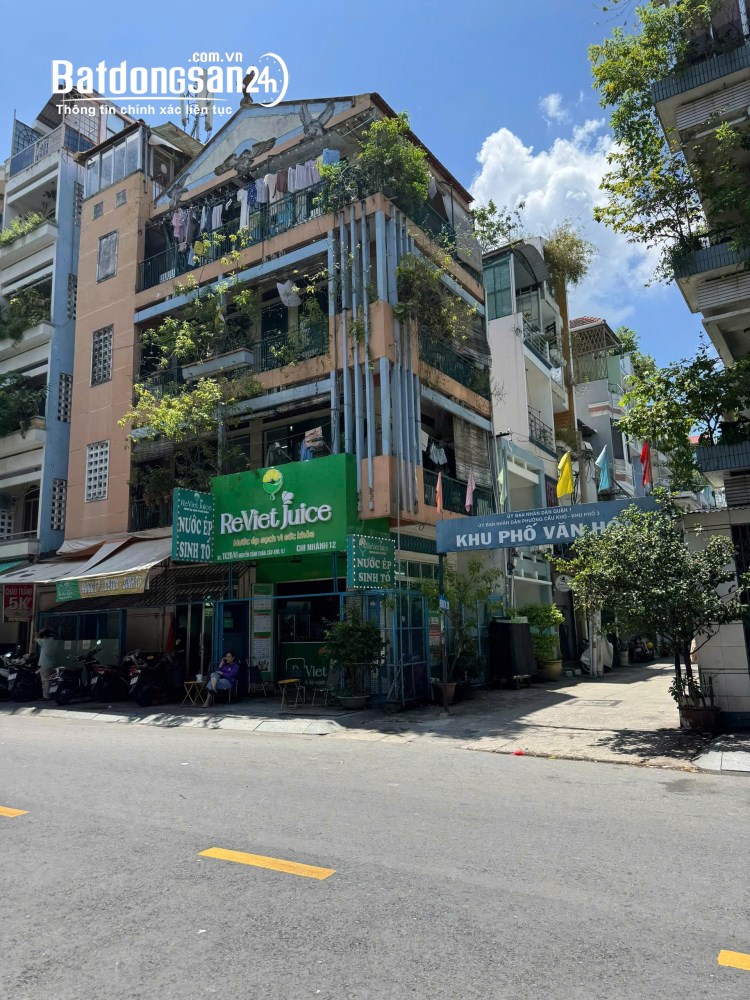 Nhà góc 2 mặt tiền hẻm TK28 Nguyễn Cảnh Chân, Cầu Kho, Quận 1 – 4 tầng, ngang 11m, giá 29 tỷ.