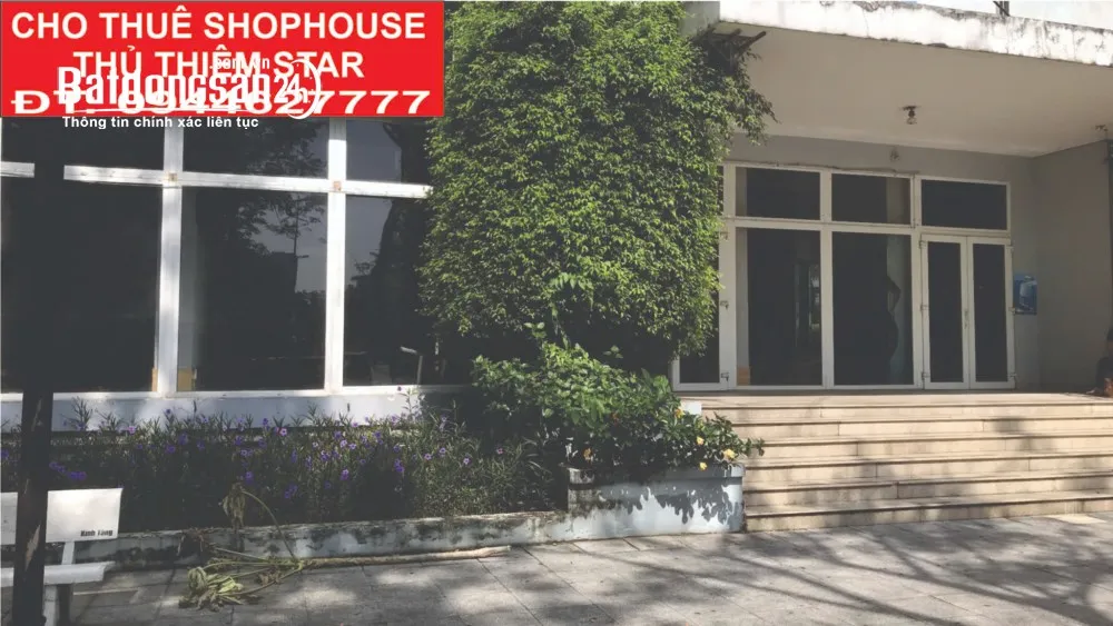 Cho thuê Shophouse 3 mặt tiền chung cư Thủ Thiêm Star – 326m², ngang 30m, vị trí đắc địa.