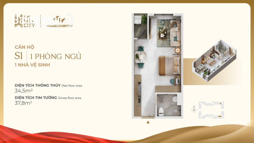 Còn vài căn Studio giá tốt nhất tại The Win City Đức Hòa, Tỉnh Tây Ninh.