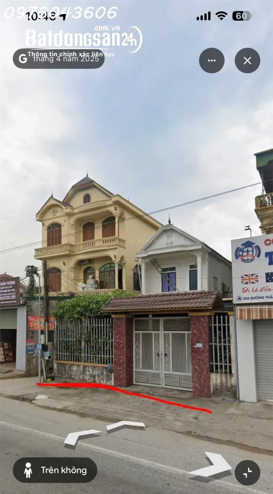 Bán nhà 2 mặt tiền đường Thăng Long, TP. Vinh – 143m² – Giá 6,2 tỷ.