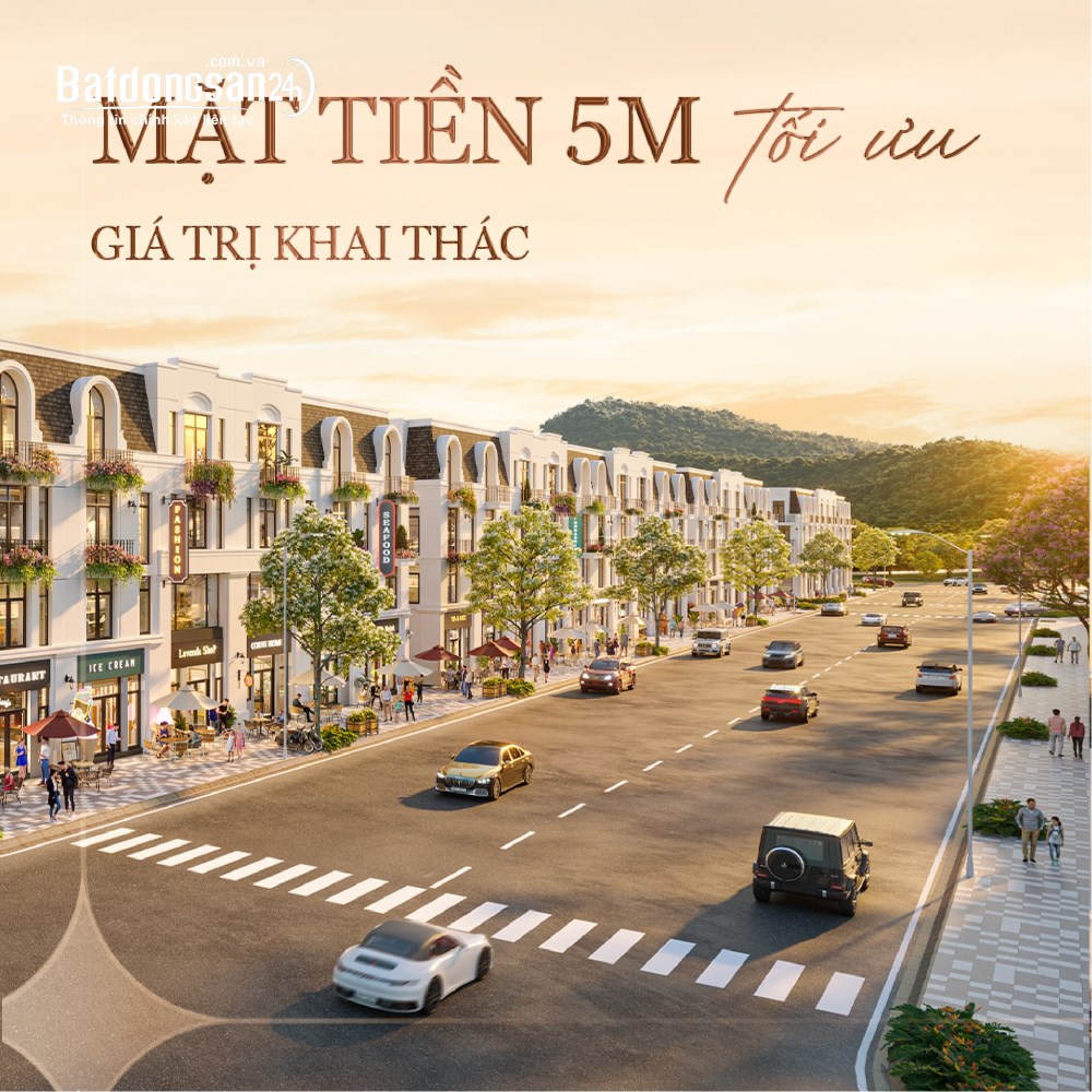 Nhà phố Vlasta Thủy Nguyên, Hải Phòng – Giá hơn 4 tỷ – Sổ hồng lâu dài.