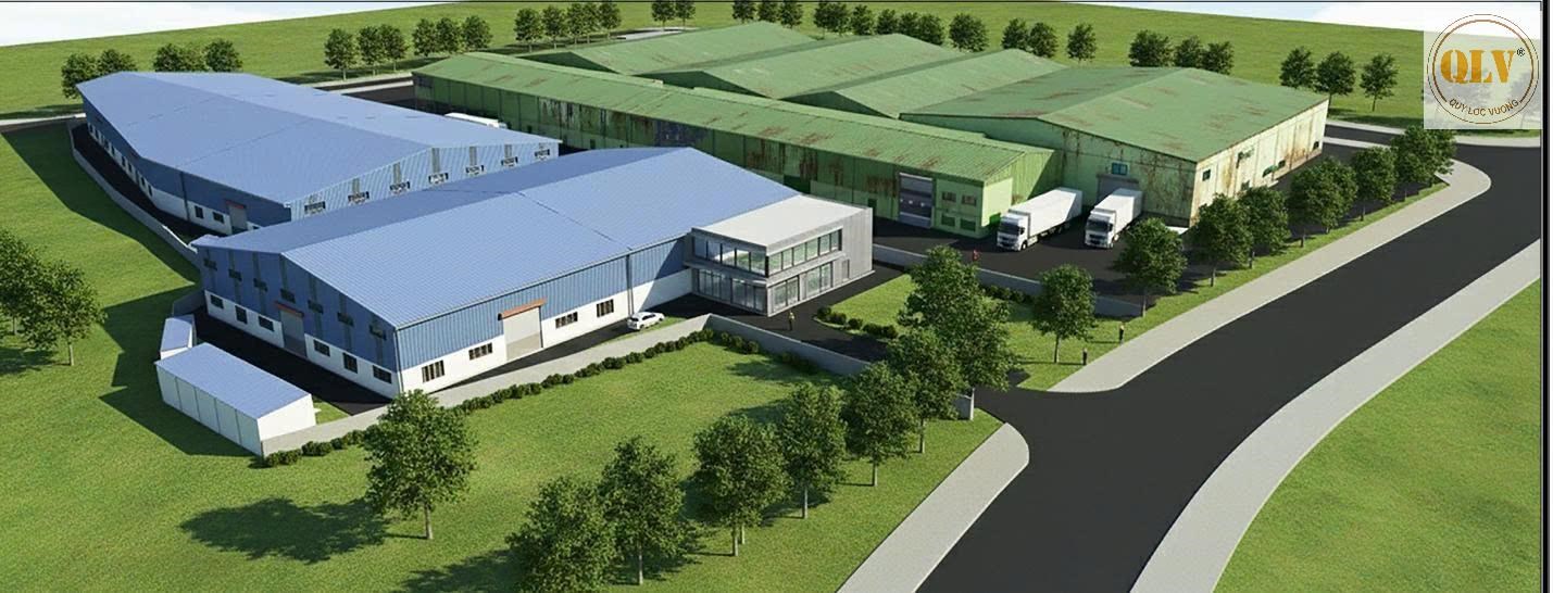Cho thuê nhà xưởng gần CCN VLXD Vĩnh Cửu, Đồng Nai – 6.877m² – Hạ tầng hoàn chỉnh.