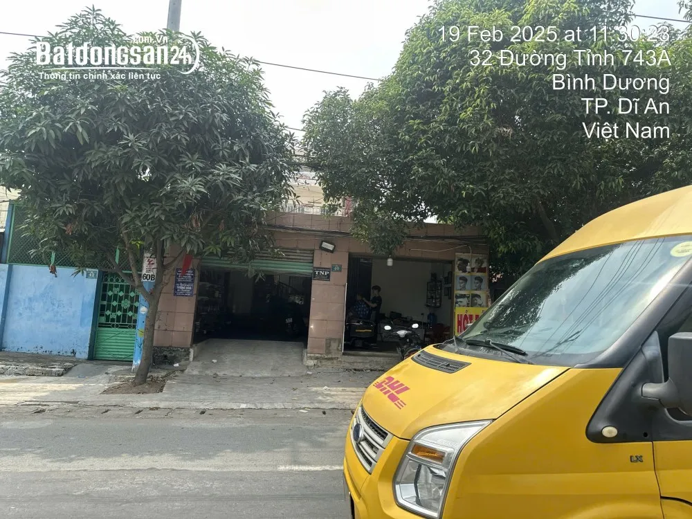 Bán đất kèm nhà trọ tại đường ĐT743A, phường Bình An, Dĩ An, Bình Dương, 640m², giá 70 triệu/m².