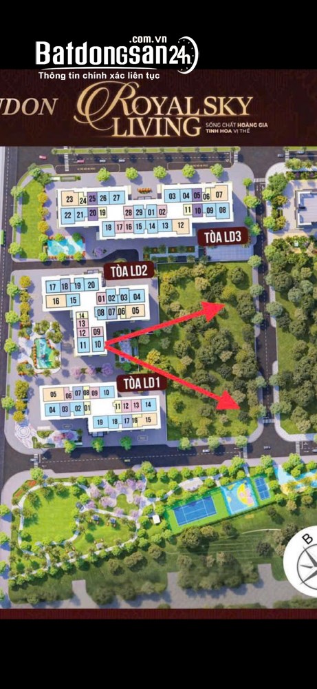 ​​​​​​Chính chủ bán căn hộ Vinhomes Ocean Park, Gia Lâm, 64m², 2 mặt thoáng, giá 4.13 tỷ.