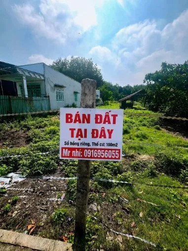 Bán lô đất 200m2 tại Tân Khánh, TP. HCM – Sát đường huyện DH507 – Giá 390 triệu.