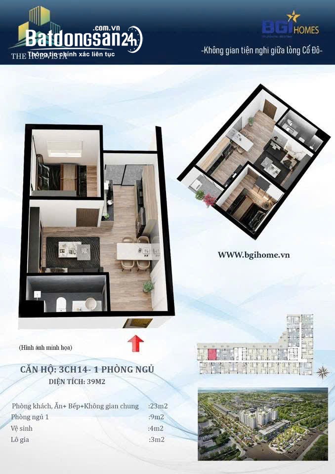 Căn hộ dự án tại KĐT An Vân Dương, TP. Huế, 39m² - 76,7m², thiết kế tối ưu, nhận hồ sơ từ 26/07.