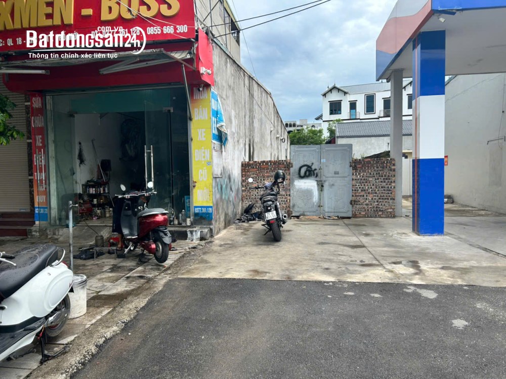 Đất mặt tiền quốc lộ 18, Phương Liễu, Quế Võ, diện tích đẹp, kinh doanh sầm uất, giá 8,2 tỷ.