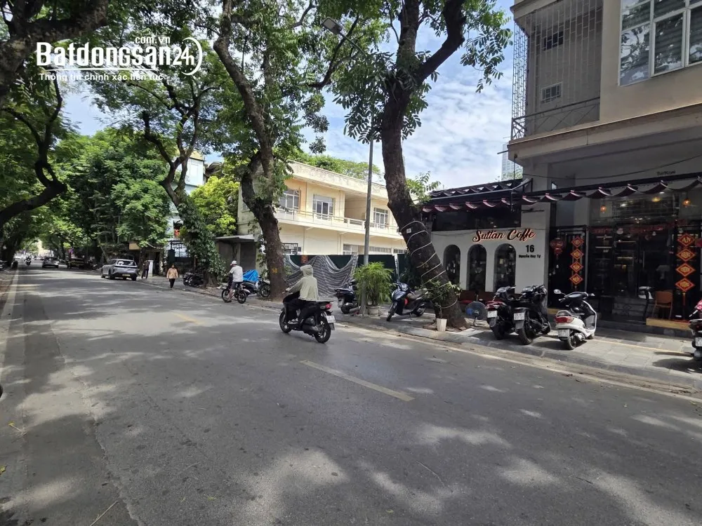 Đất mặt phố Nguyễn Huy Tự, giá 650 triệu/m2, DT480m2, vị trí đắc địa cạnh vườn hoa Yéc Xanh.